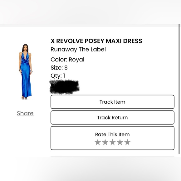 X Revolve Posey Maxi Dress in Royal Runaway The Label - Picture 5 of 16